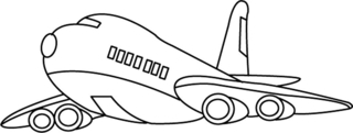 Avion 09 - Coloriages véhicule - Coloriages - 10doigts.fr